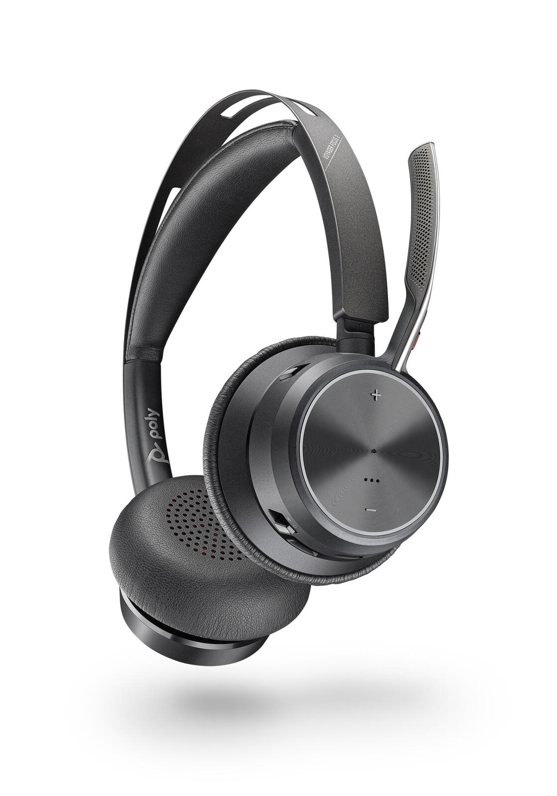 Poly Voyager Focus 2 UC Stereo Headset On-Ear (USB-C, Bluetooth, kabellos) austiņas