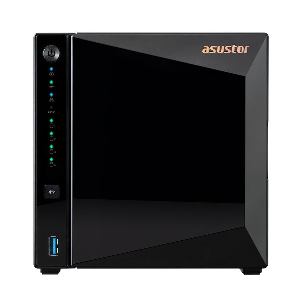 ASUSTOR AS3304T Drivestor 4 Pro NAS Server Realtek RTD1296 Quad-Core 1,4 GHz (2GB DDR4,  2,5 Gb Ethernet,512 MB RAM)
