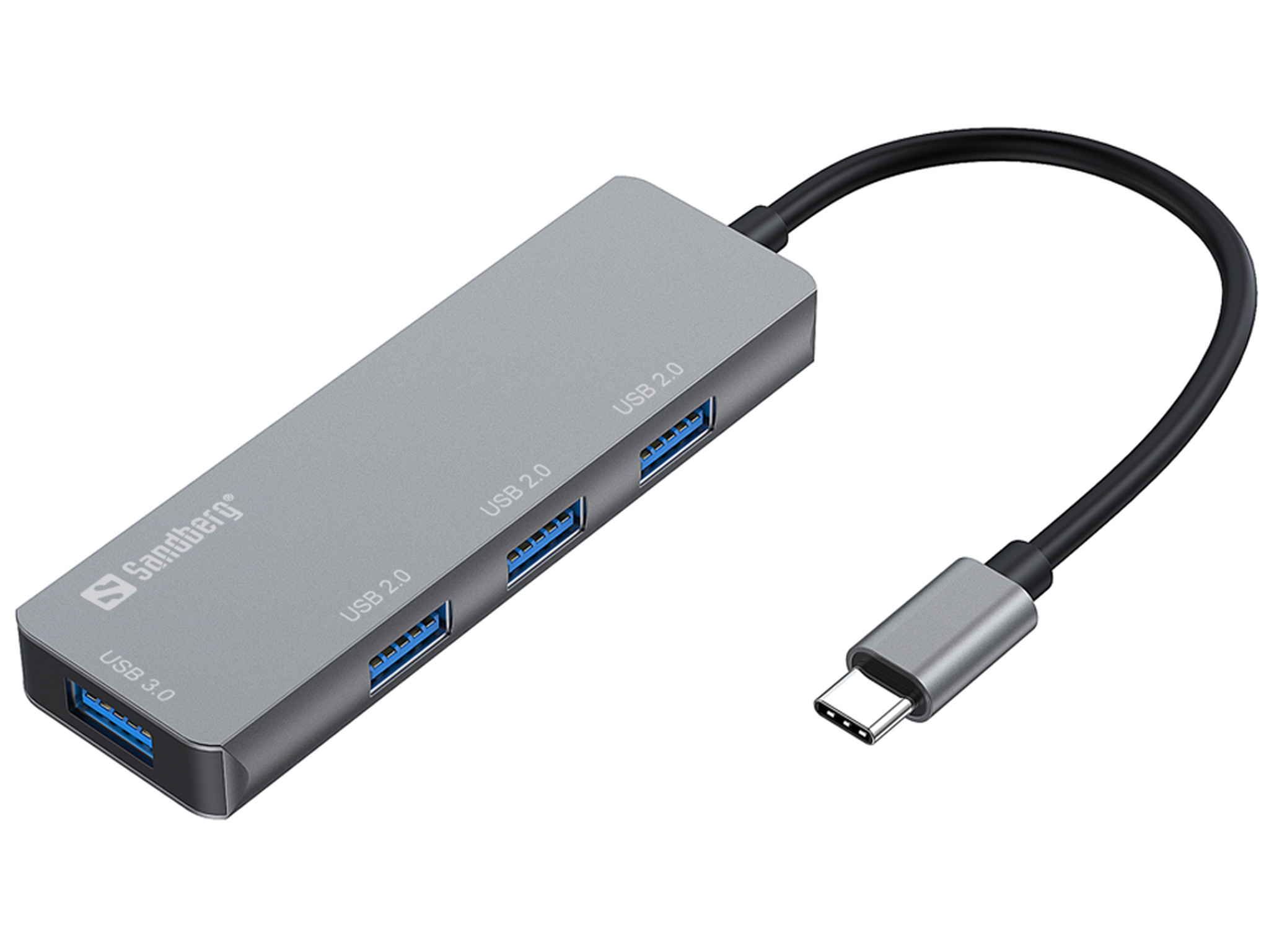 Sandberg 336-32 USB-C Hub 1xUSB3.0+3x2.0 Saver 5705730336324 USB centrmezgli