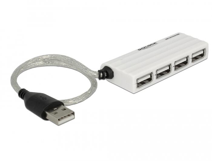 Delock  4 ports USB 2.0 USB HUB komutators