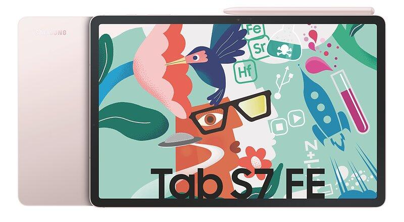 Samsung Galaxy Tab S7 FE T733 WiFi EU 64GB, Android, mystic pink Planšetdators