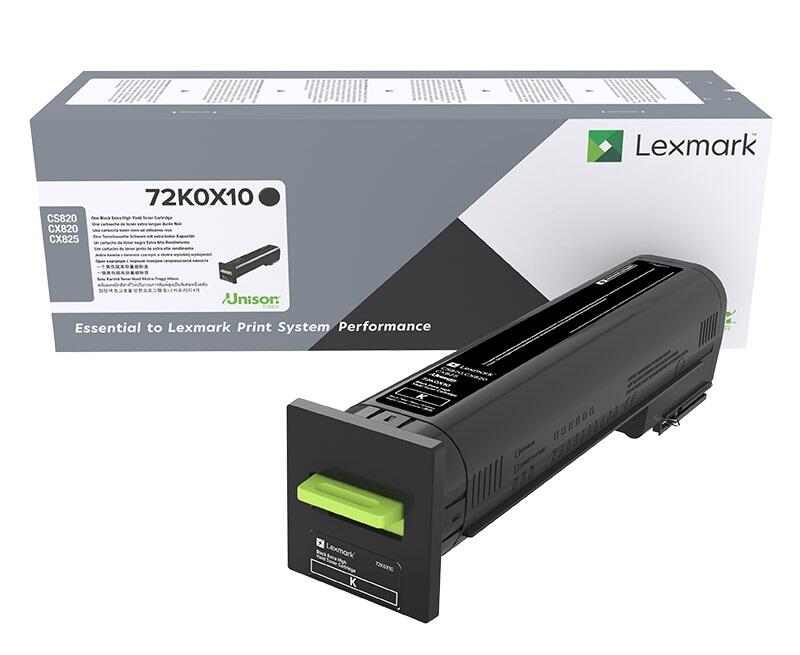 Lexmark CS820, CX820/825 Laser cartridge 33000 pages black (72K0X10)