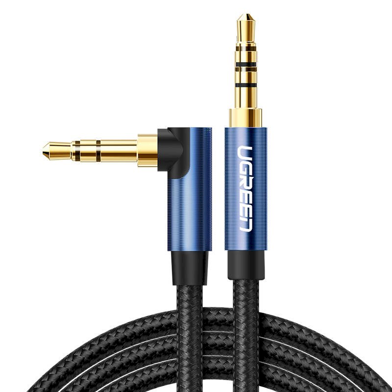 Ugreen Jack 3.5mm - Jack 3.5mm cable 1m blue (60179) kabelis video, audio