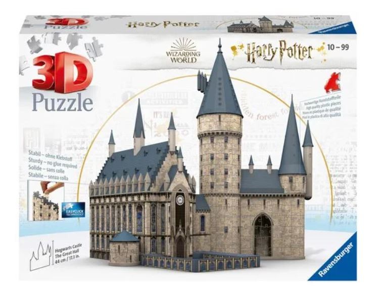 Ravensburger 3D Puzzle Buildings, Hogwarts Castle Harry Potter puzle, puzzle