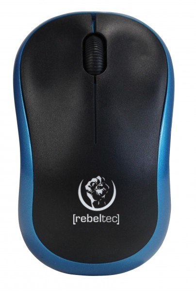 Wireless optical mouse Rebeltec METEOR blue Datora pele