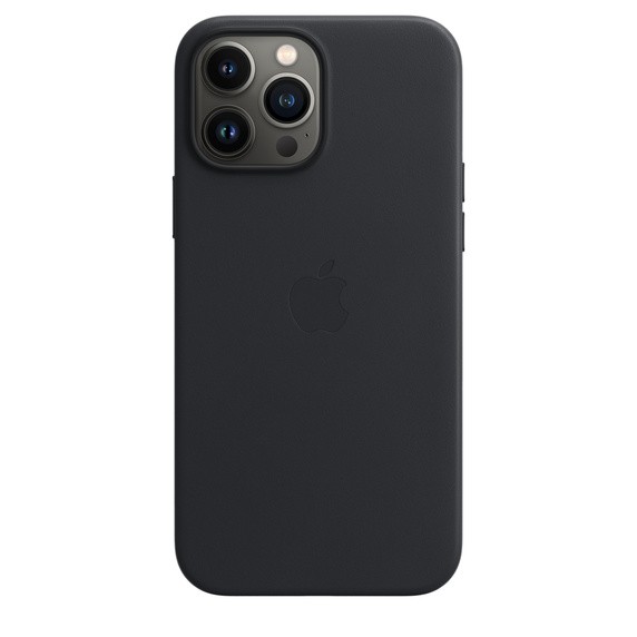 iPhone 13 Pro Max Leather Case with MagSafe - Midnight maciņš, apvalks mobilajam telefonam