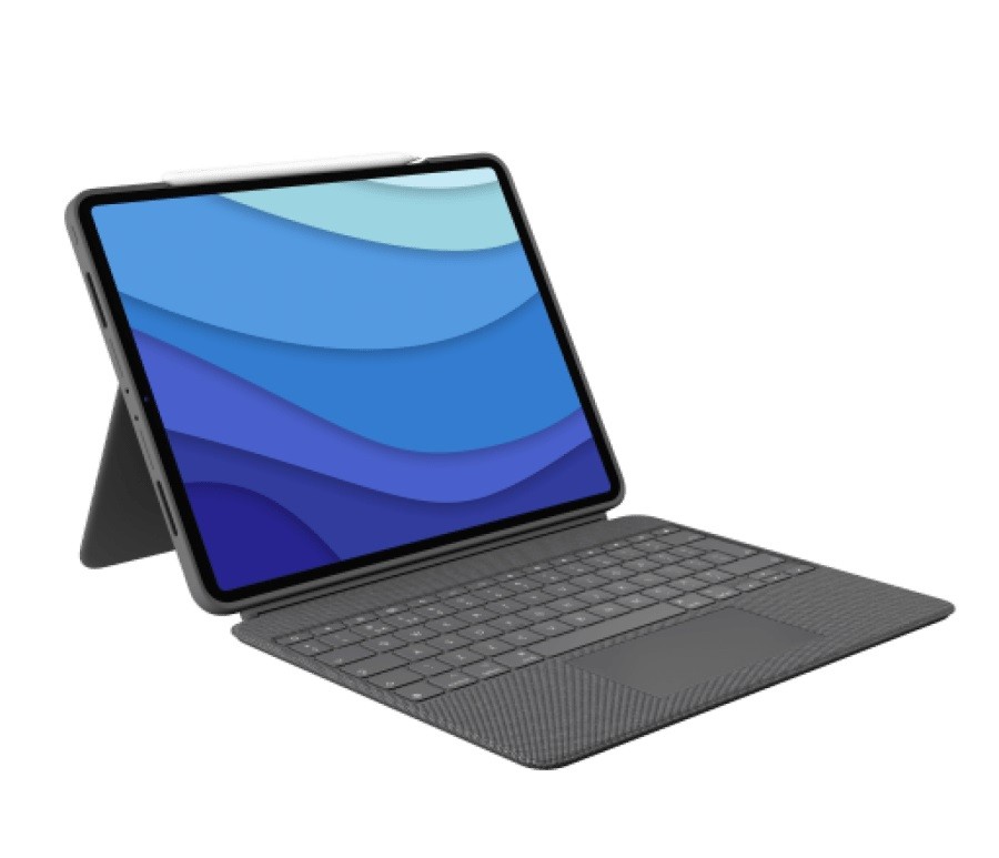 Logitech Combo Touch for iPad Pro 11-inch (1st, 2nd, and 3rd generation) planšetdatora soma