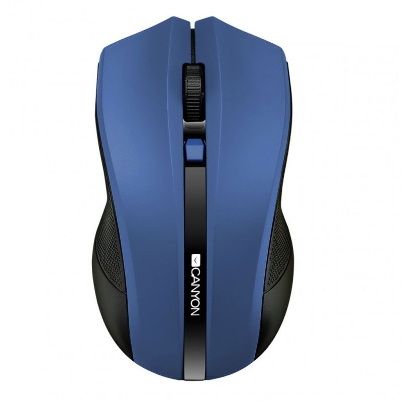 CANYON MW-5 2.4GHz wireless Optical Mouse with 4 buttons, DPI 800/1200/1600, Blue, 122*69*40mm, 0.067kg Datora pele