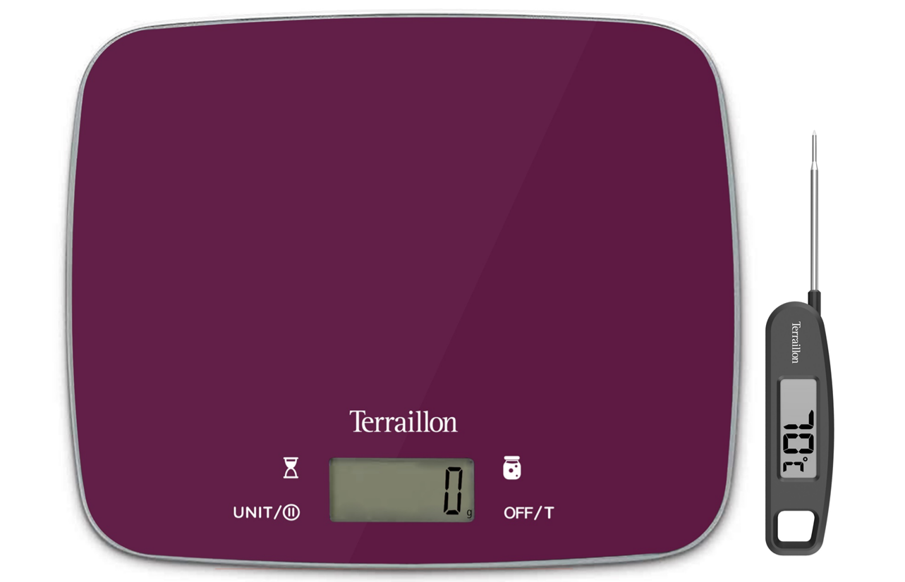 Digital Kitchen Scale Terraillon Jam Expert 10 kg + Jam Themometer 14941 14941 (3094570149419) virtuves svari