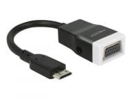 Kabel Delock miniHDMI (C) na VGA + Audio Black (65588) adapteris