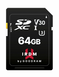 CARD MSDXC GOODRAM 64GB IRDM UHS I U3 A2 + ADAPTER atmiņas karte