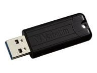 Verbatim USB DRIVE 3.0 64GB PINSTRIPE BLACK USB Flash atmiņa