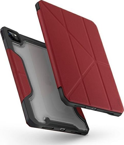 Etui na tablet PanzerGlass Etui UNIQ Trexa Apple iPad Pro 11 2020/2021 (2. i 3. generacji) Antimicrobial czerwony/red UNIQ454RED (8886463677 planšetdatora soma