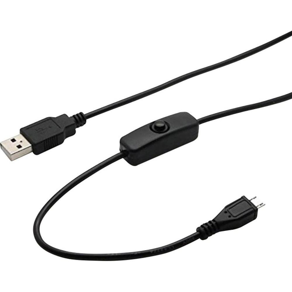 Raspberry Kabel USB Joy-IT Kabel USB z przeaacznikiem for Pi. (K-1470) kabelis, vads