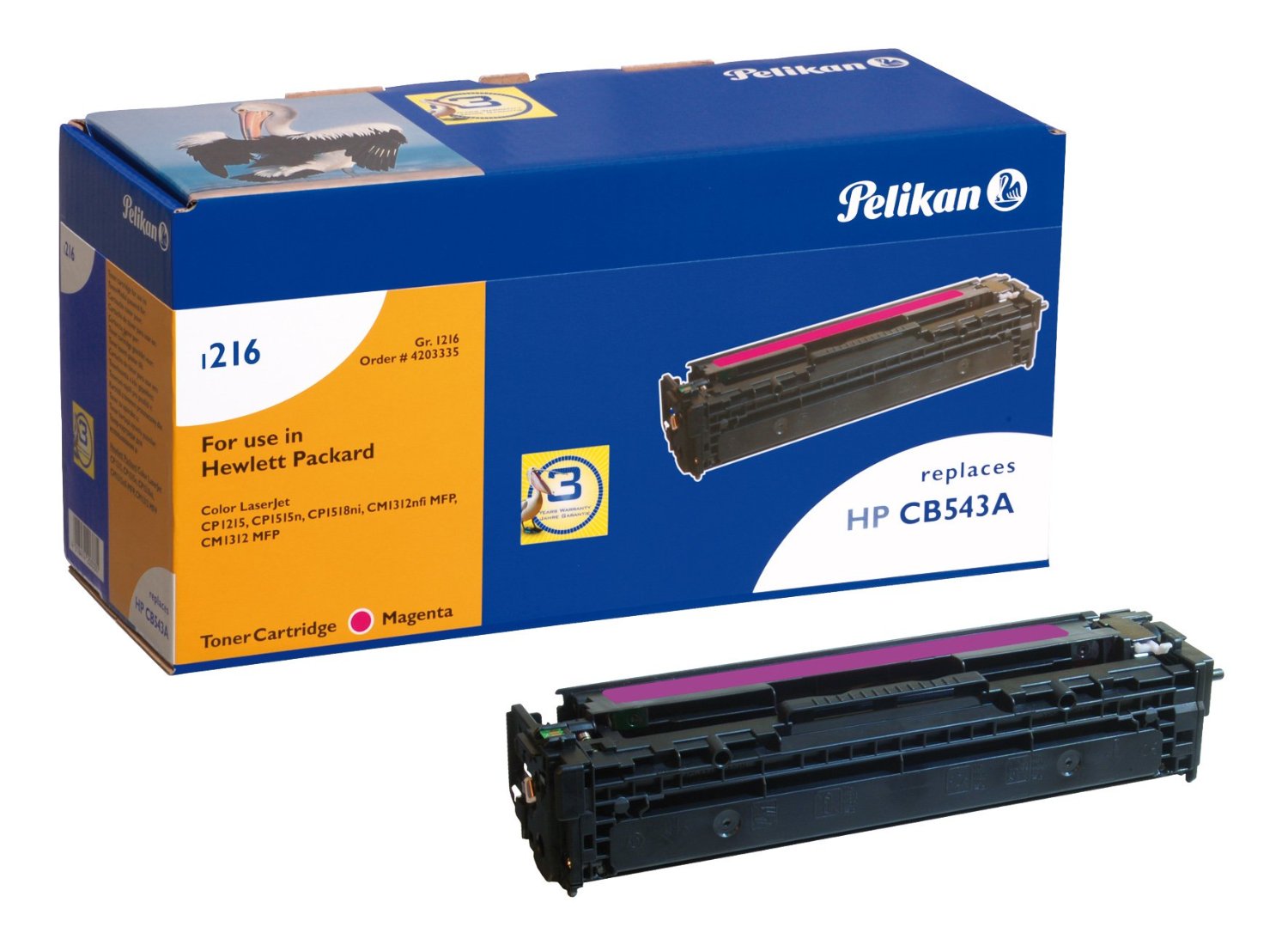 Pelikan Toner Cartridge Patrone 1400 pages Magenta (4203335) toneris