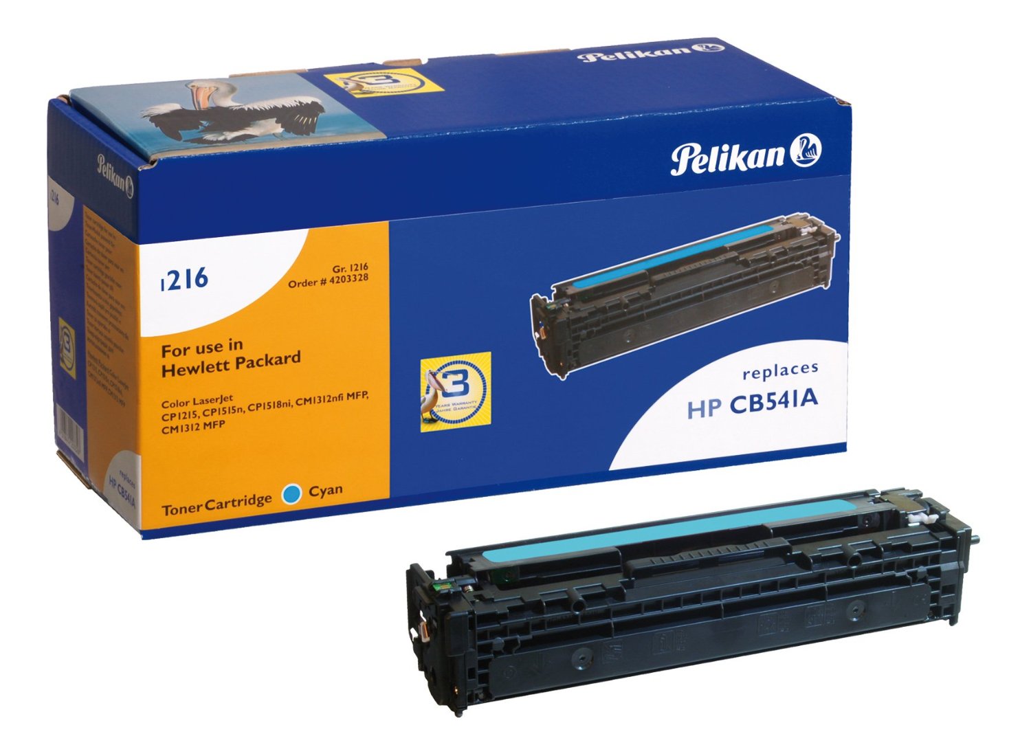 Pelikan Toner Cartridge 1400 pages Cyan (4203328) toneris