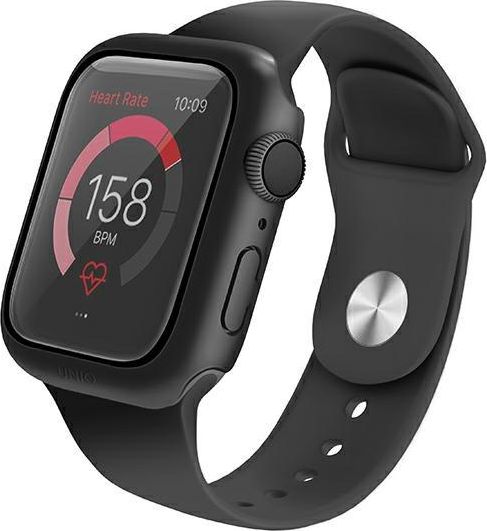 PanzerGlass Etui UNIQ Nautic Apple Watch 40mm czarny/black UNIQ443BLK (8886463677612)