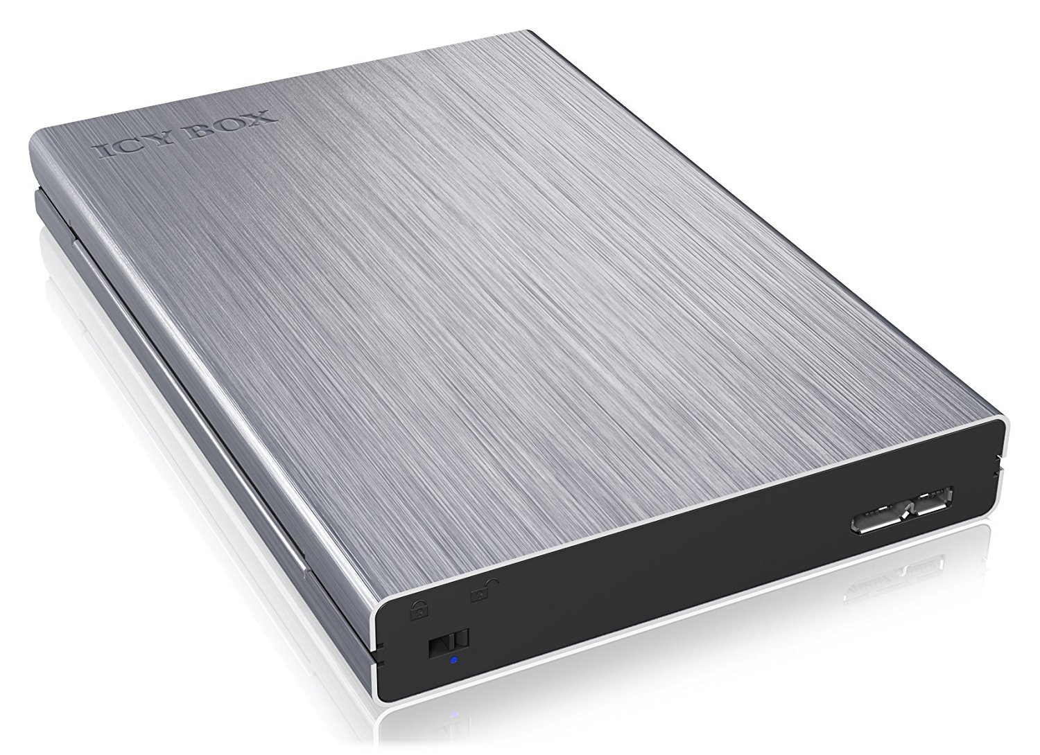 ICY BOX IB-241WP - 2.5 SATA - USB 3.0 - silver 60156 (4250078164937) cietā diska korpuss