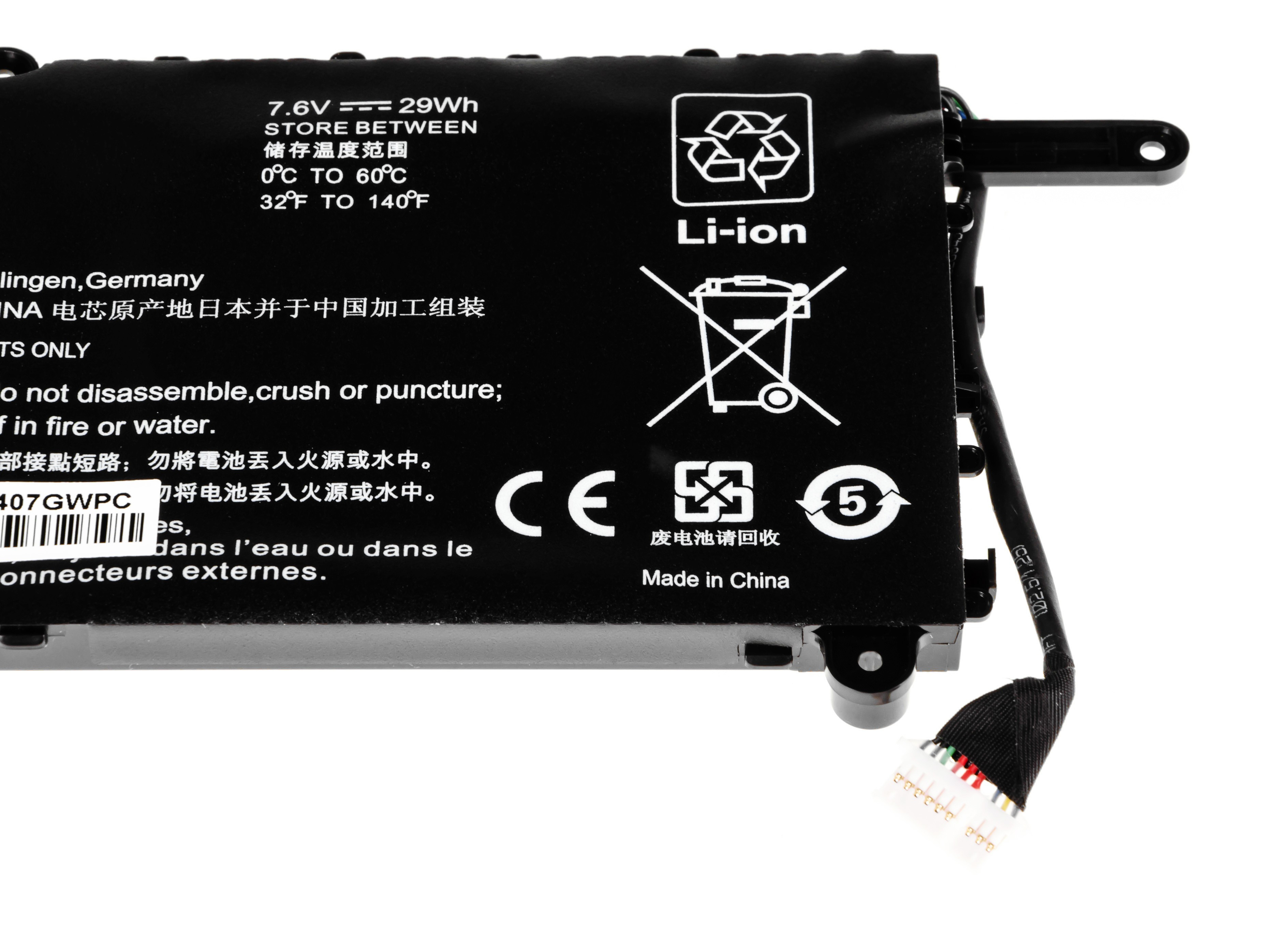 Green Cell Battery for HP Pavilion x360 11-N HP x360 310 G1 / 7,6V 3400mAh akumulators, baterija portatīvajiem datoriem