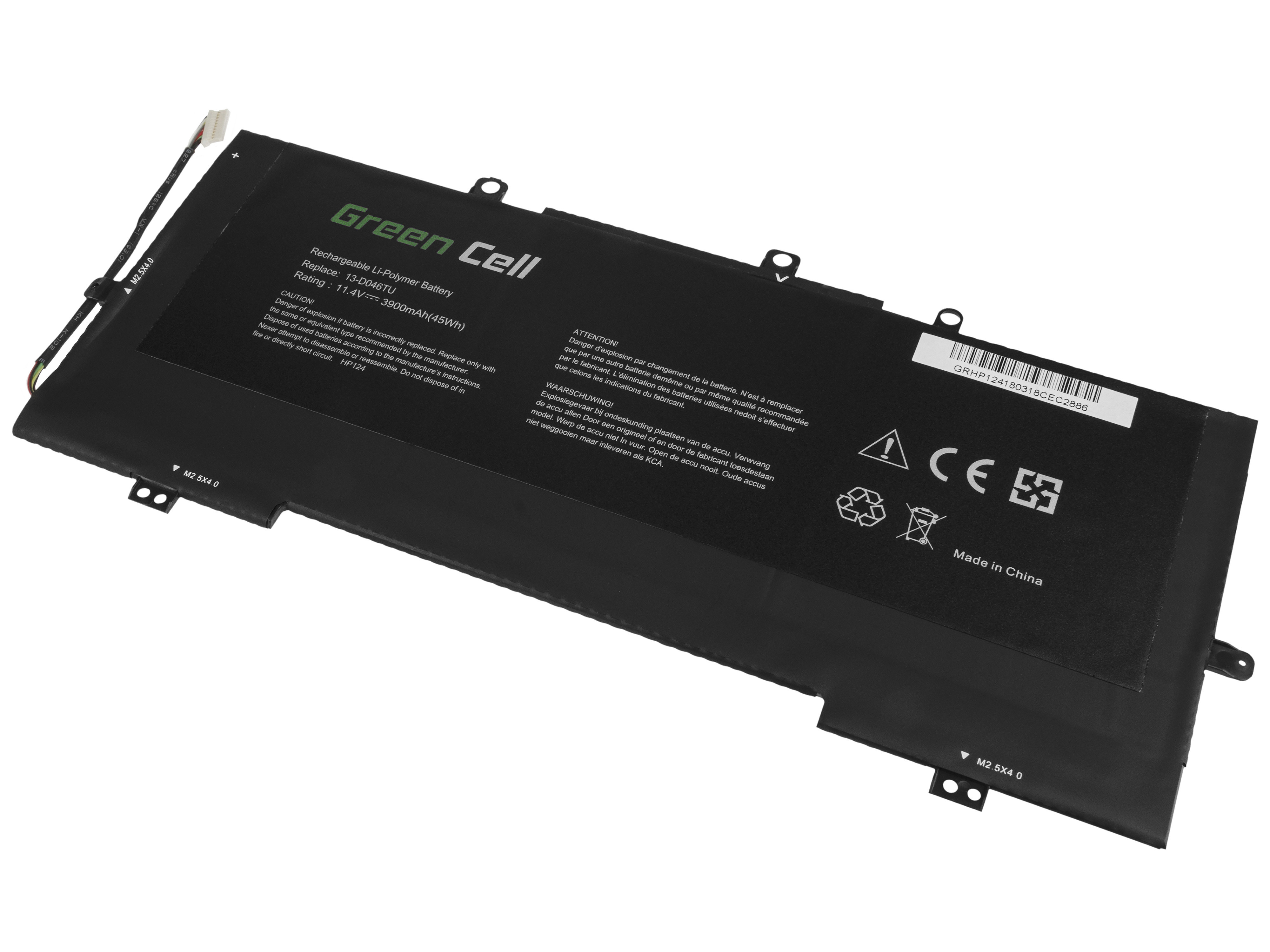 Green Cell Battery VR03XL for HP Envy 13-D 13-D010NW 13-D011NW 13-D020NW 13-D150NW akumulators, baterija portatīvajiem datoriem