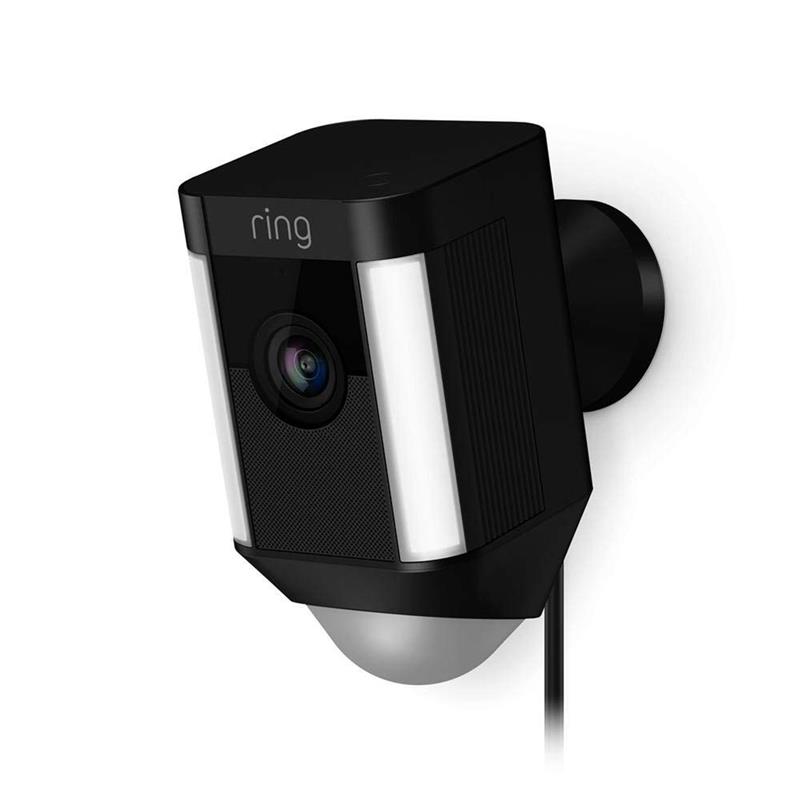 Ring Spotlight Cam 1080 pixels, Black, Wi-Fi 852239005864 novērošanas kamera