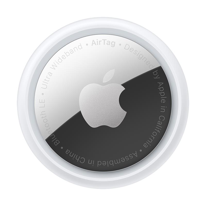 Apple AirTag (1 Pack) AirTag, Silver, White, iOS aksesuārs mobilajiem telefoniem