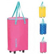 Termiska soma uz riteniem Easy Style Bag-Trolley asorti, dzeltena/zila/roza 8000303309277 112305632 (8000303309277)