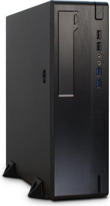 INTER-TECH IT-502 Desktop (Mini-ITX, µATX, USB3.0, USB2.0, HD-Audio, PSU optional, Black) Datora korpuss