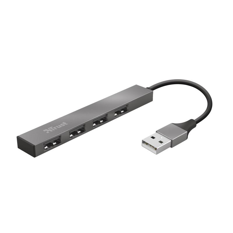 I/O HUB MINI-USB 4PORT/23786 TRUST 23786 (8713439237863) USB centrmezgli