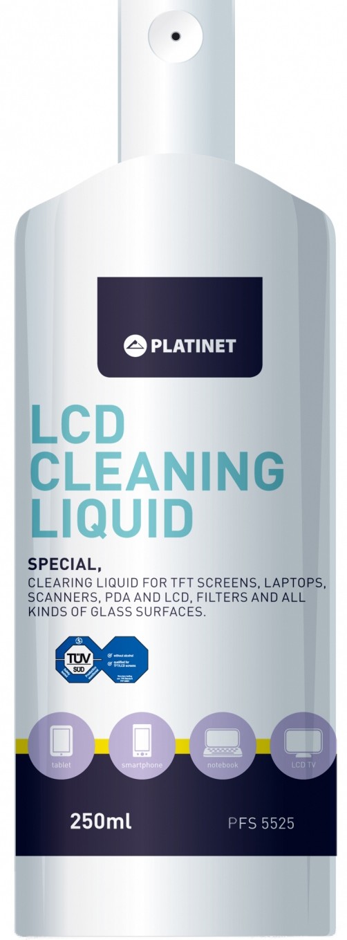 Platinet šķīdums LCD ekrānu tīrīšanai PFS5525 5907595426350 42635 (5907595426350) tīrīšanas līdzeklis
