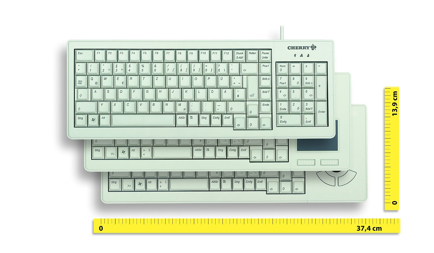 Cherry  XS Touchpad Keyboard (DE) klaviatūra