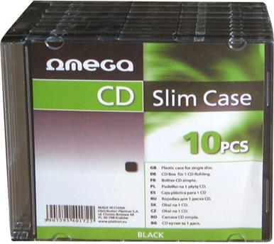 Omega Pudelko Slim Case 1 plyta x10 szt. (40172) 40172 (5907595401722)