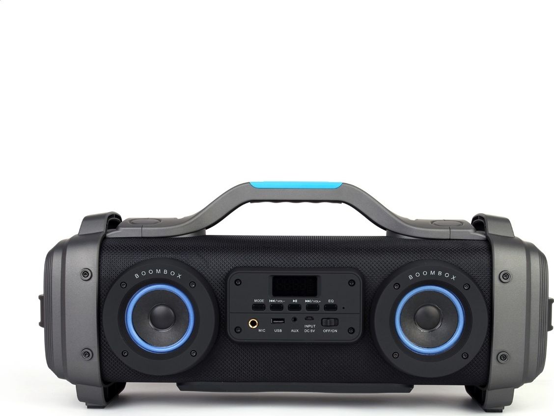 Platinet PMG78B Boombox Bluetooth 4.2 Wireless Speaker with FM Radio Bezvadu Portatīvs Skaļrunis Ar FM Radio / Zvana Funkciju / LED / AUX / pārnēsājamais skaļrunis