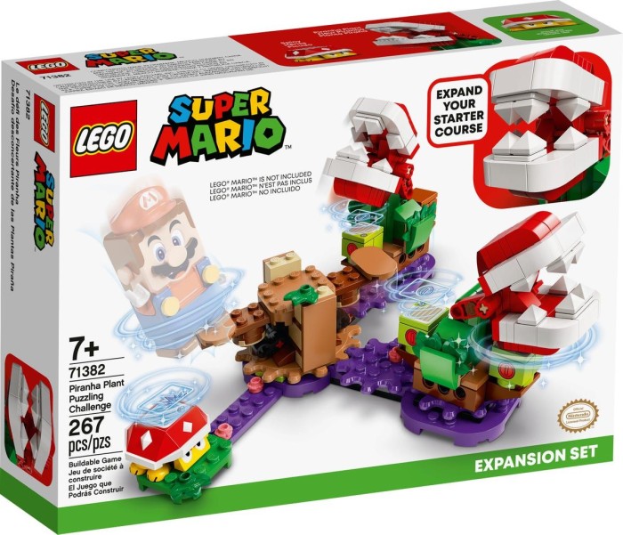 LEGO Super Mario Piranha Plant Puzzling Challenge 71382 LEGO konstruktors