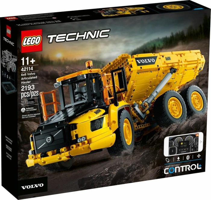 LEGO Technic articulated Volvo dumper - 42114 LEGO konstruktors