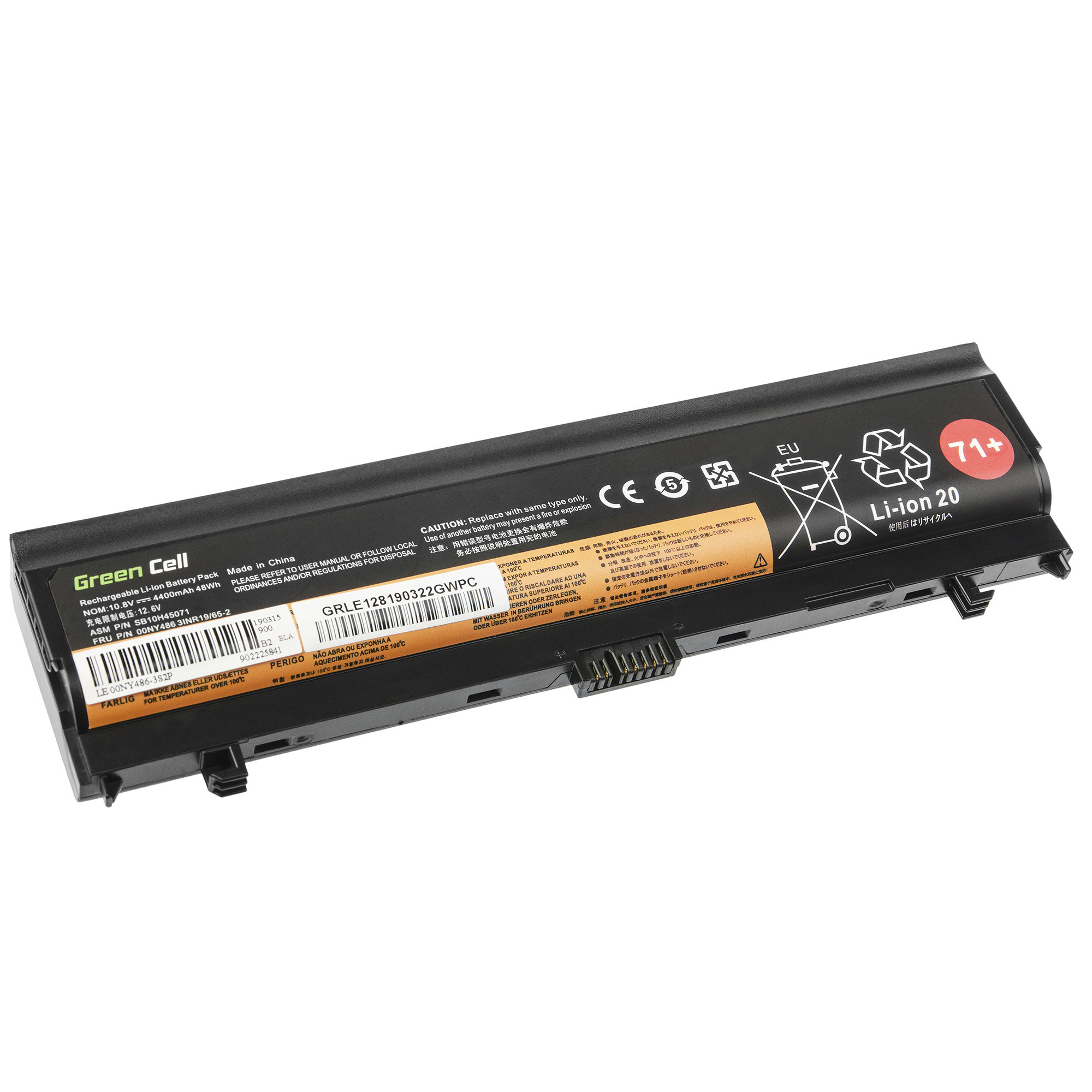 GREENCELL Battery for Lenovo ThinkPad aksesuārs portatīvajiem datoriem