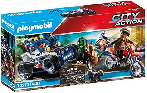 Playmobil Police off-road vehicle: pursuit - 70570 Rotaļu auto un modeļi