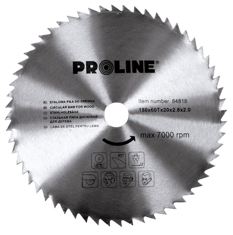 Pro-Line Pila tarczowa do drewna 350mm 60zebow (84835) 84835 (5903755848352) Elektriskais zāģis