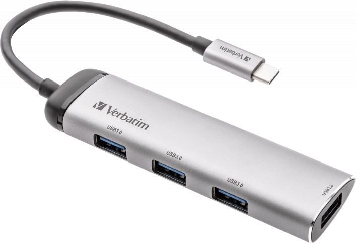 Verbatim USB-C Multiport Hub Four Port USB 3.2 Gen 1 USB centrmezgli