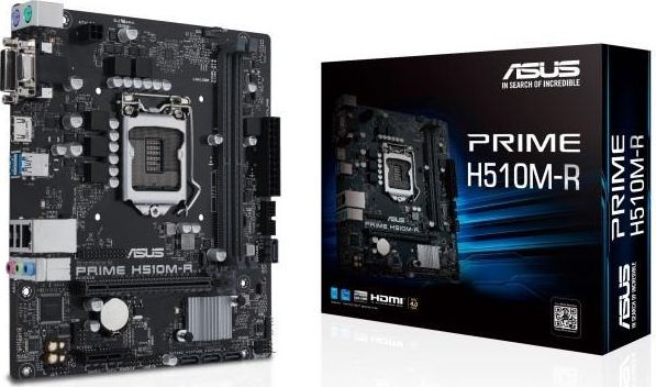 ASUS PRIME H510M-R Intel H510 LGA 1200 (Socket H5) micro ATX pamatplate, mātesplate