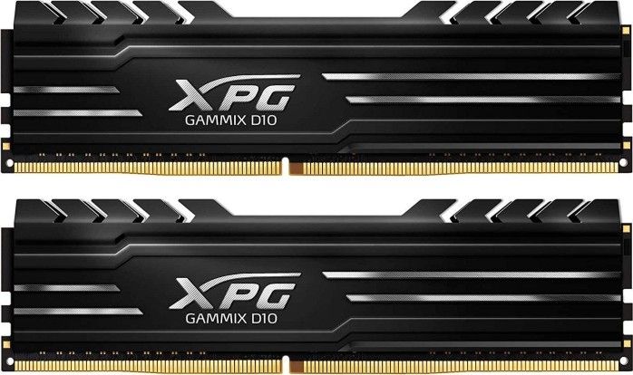 XPG GAMMIX D10 - DDR4 - kit - 32 GB: 2 x 16 GB - DIMM 288-pin - 3200 MHz / PC4-25600 - unbuffered operatīvā atmiņa