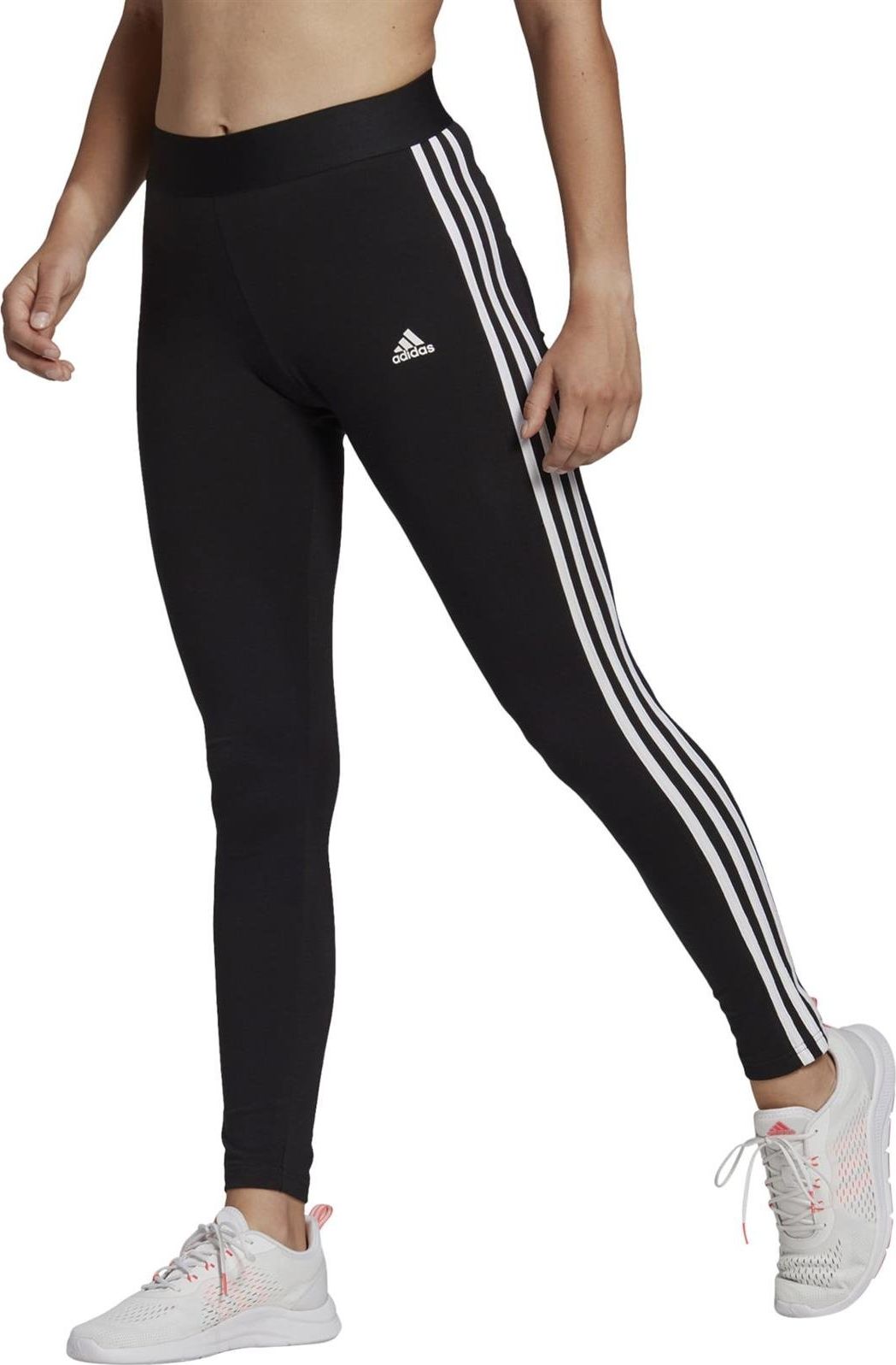 Adidas Legginsy damskie adidas Cero Essnetial 3S czarne GL0723 XS GL0723 (4064044680198)