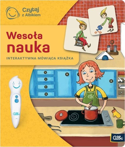 Albi Czytaj z Albikiem - Ksiazka Wesola Nauka galda spēle