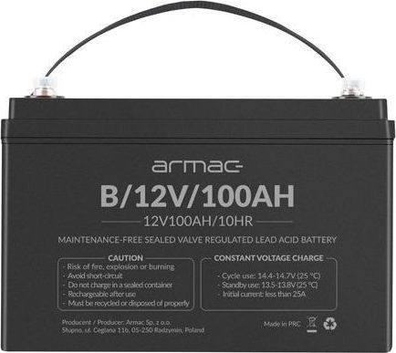 Universal gel battery for Ups Armac B/12V/100Ah Baterija