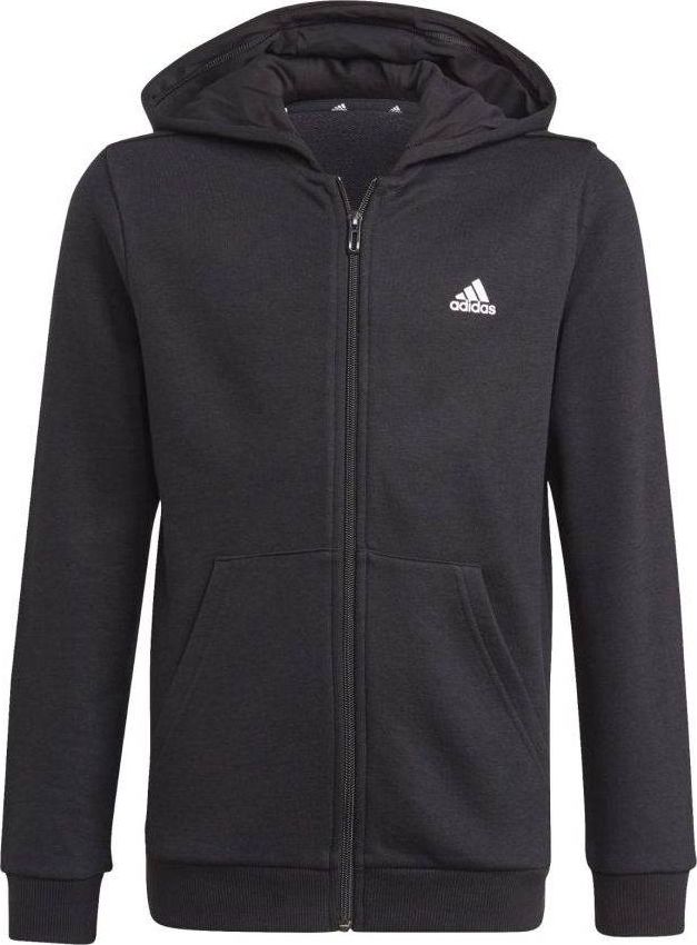 Adidas adidas Essentials Full-Zip Hoodie Jr GN4020 Czarne 152 GN4020 (4064036057670)