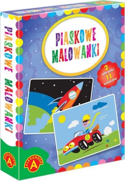 Alexander Piaskowe malowanki - Auto i Rakieta ALEX 389541 (5906018024654)