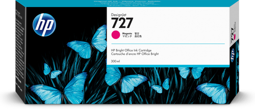  Hewlett-Packard Purpurowy ink cartridge HP 727 DesignJet 300 ml - F9J77A kārtridžs