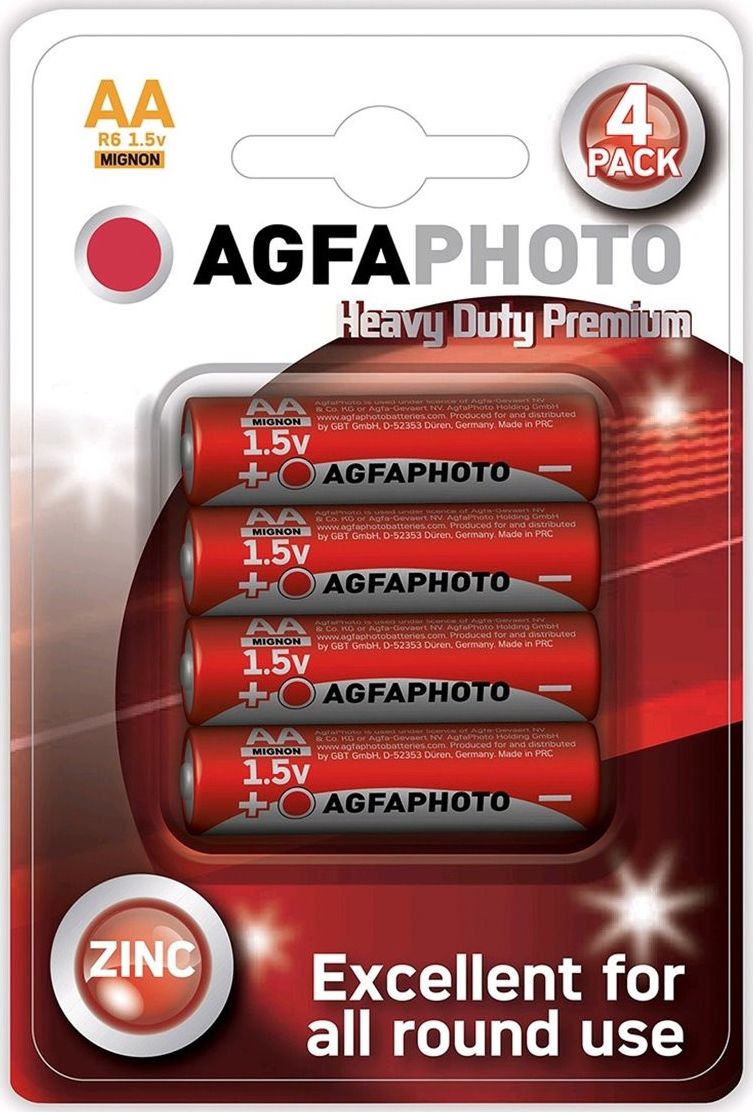 Agfa Battery Heavy Duty AA / R6 4 pcs. Baterija