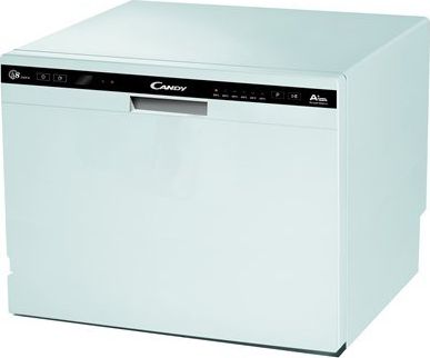 Candy Dishwasher CDCP 8 Table, Width 55 cm, Number of place settings 8, Energy efficiency class F, White Trauku mazgājamā mašīna