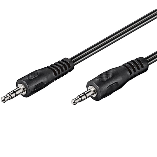 Goobay AUX audio connector cable 50449 3.5 mm male (3-pin, stereo), 3.5 mm male (3-pin, stereo) kabelis video, audio